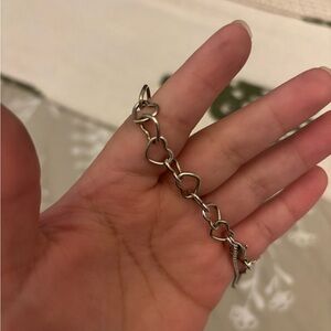 James Avery heart link bracelet